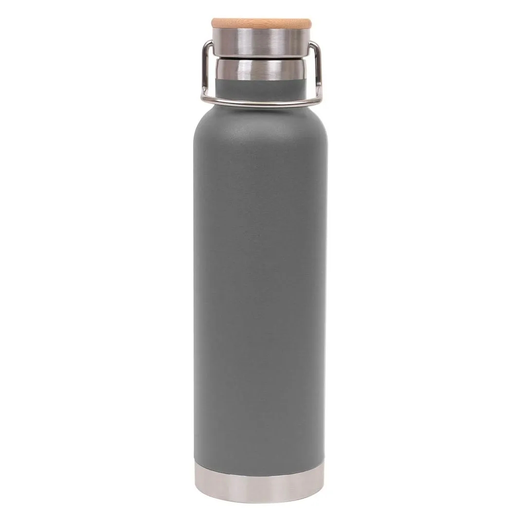 Insulated Metal Sports Bottle with Handle and Leak Proof Lid 5