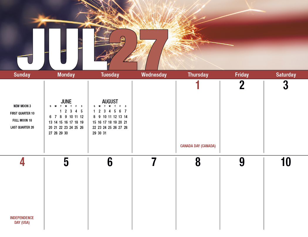 Good Value™ Seasonal Expressions Big Block - Stapled Calendar 56