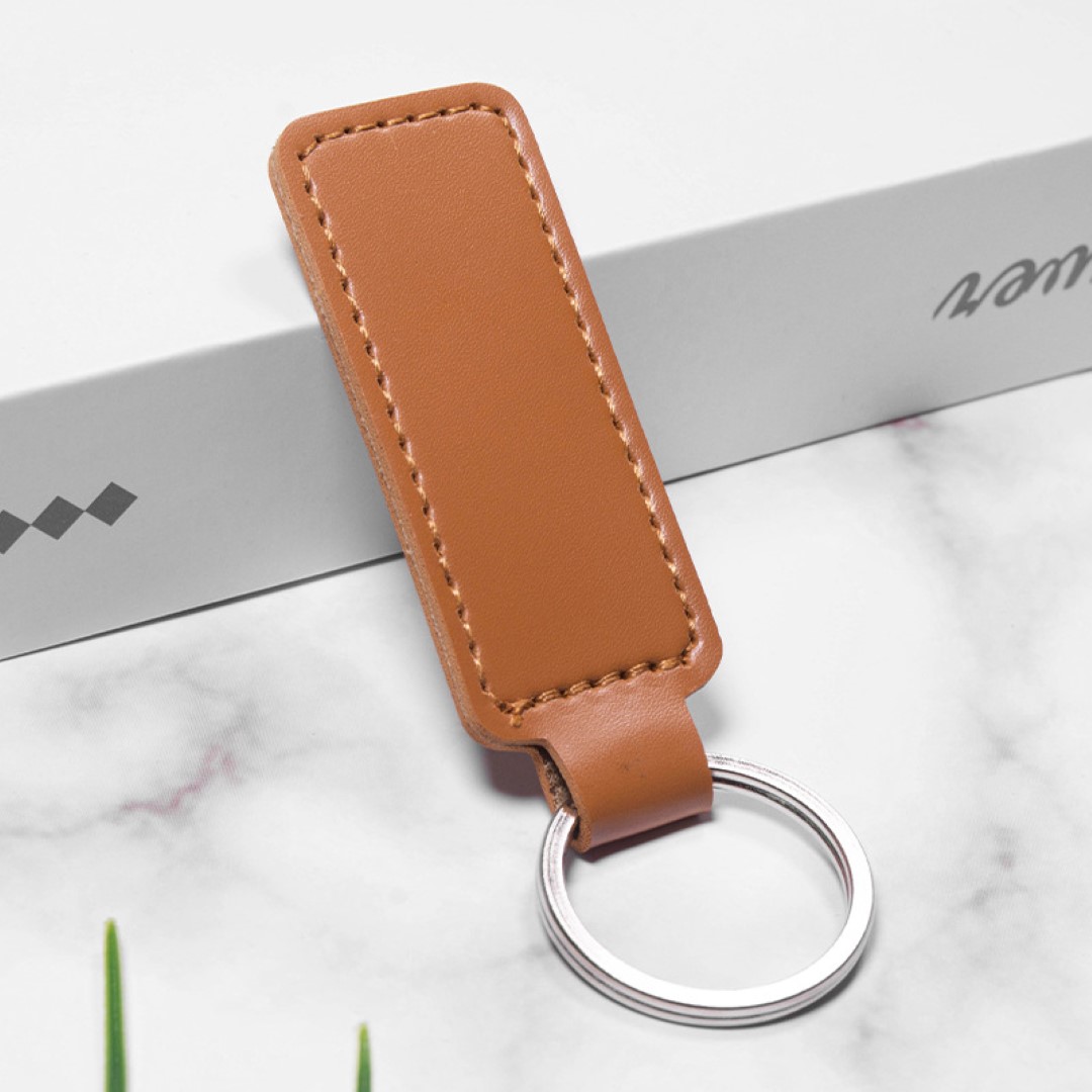 PU Leather Keychain Keg Ring 2