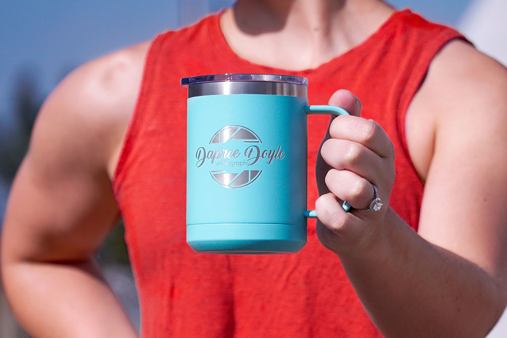 15 oz Polar Camel Metal Mug 3