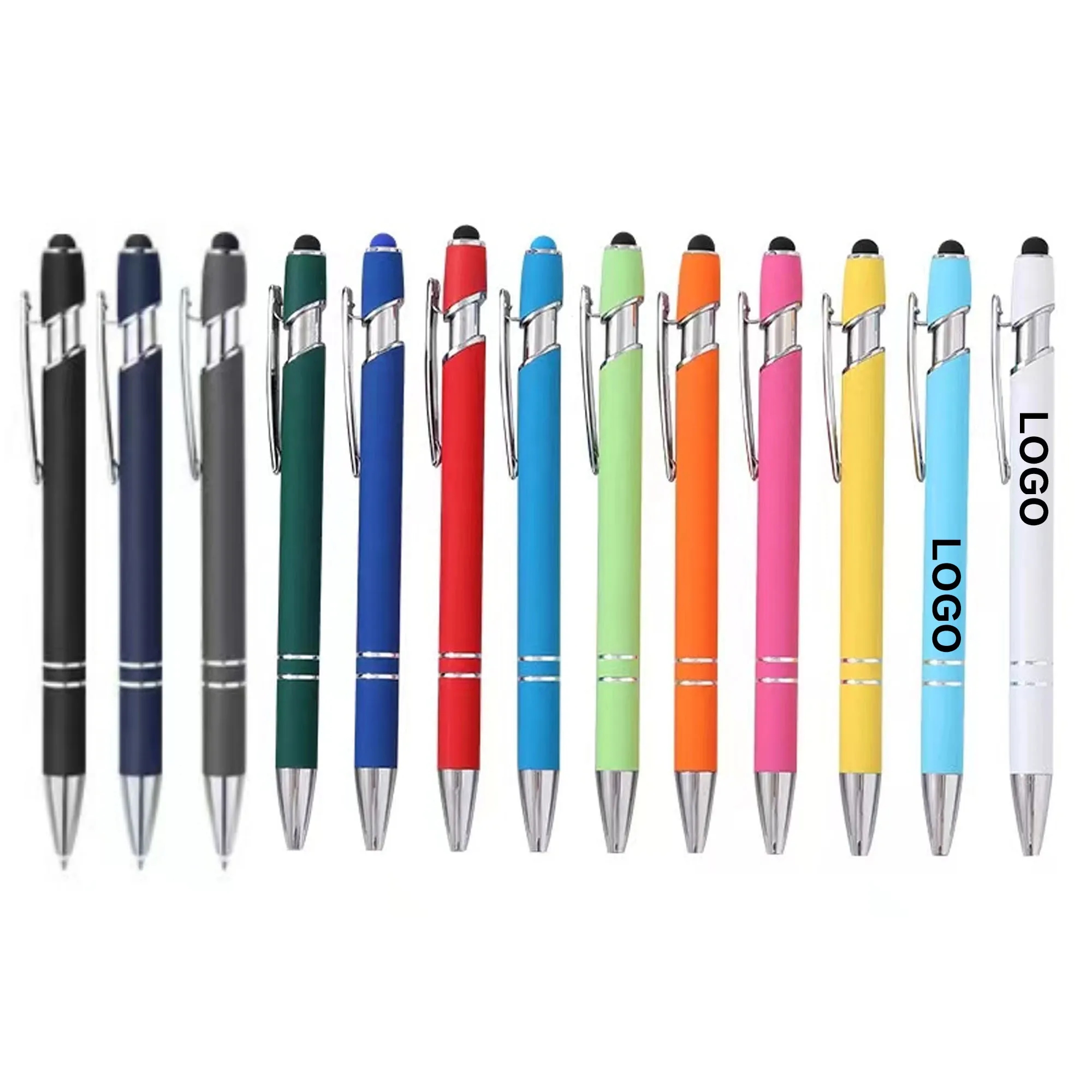 Soft Rubberized Metal Ballpoint Pen 1