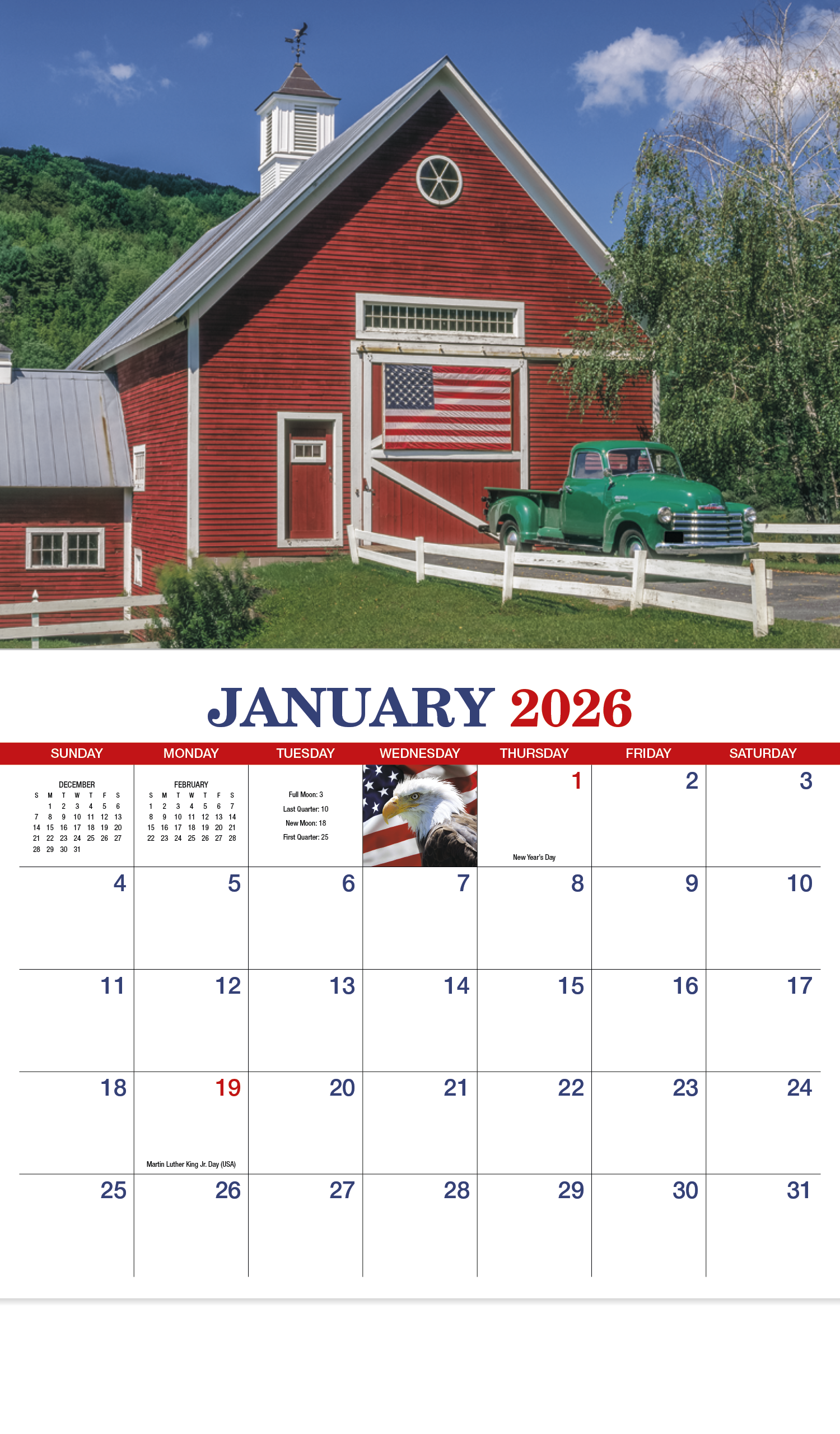 HotLine® Products America Appointment Calendar - Stapled 26
