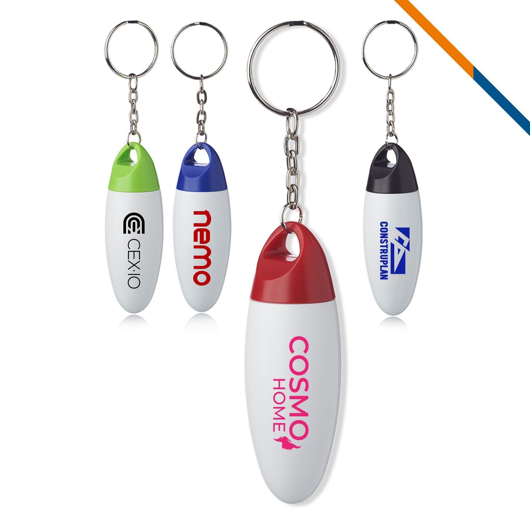 Pea Pill Bottle Keychain 2