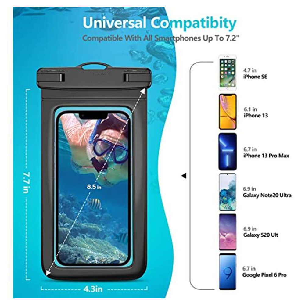 Waterproof Cell Phone Pouch With Lanyard 2