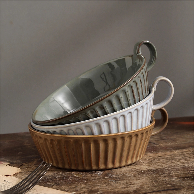 Custom Porcelain 6.7 Inch Fruit Salad Bowls 9