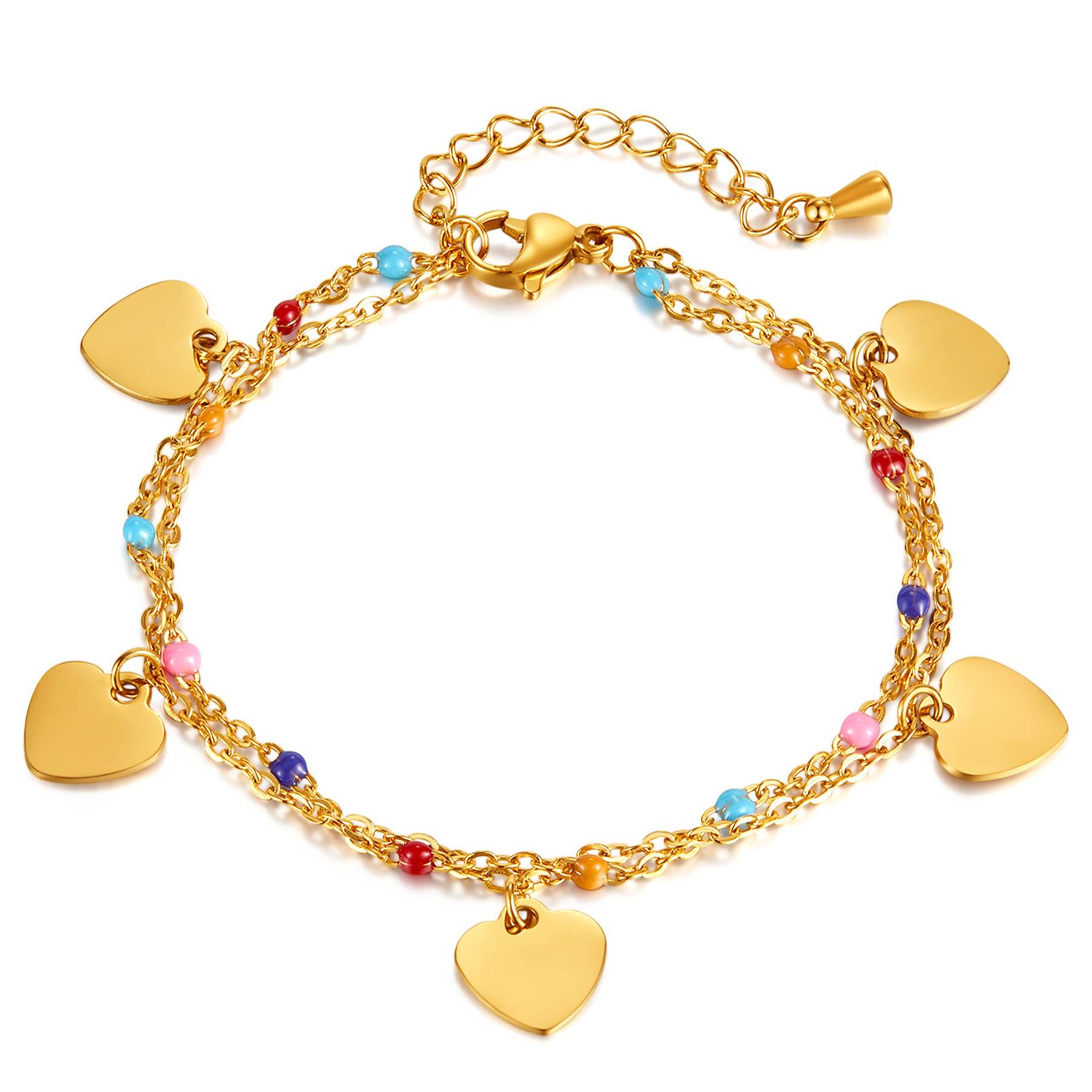 Stainless Steel Dopamine color love bracelet 2