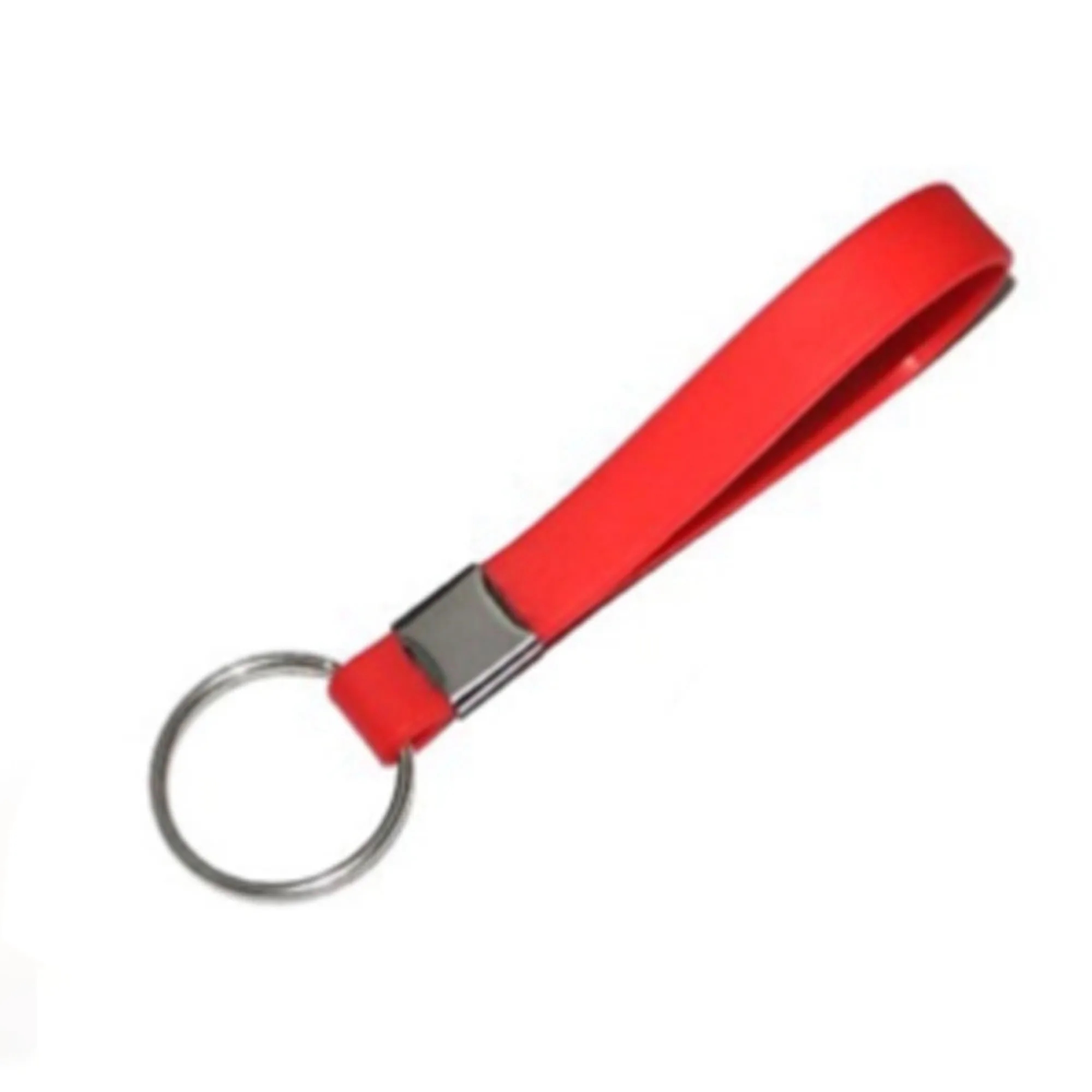 Silicone Custom Wristband Keychain 3