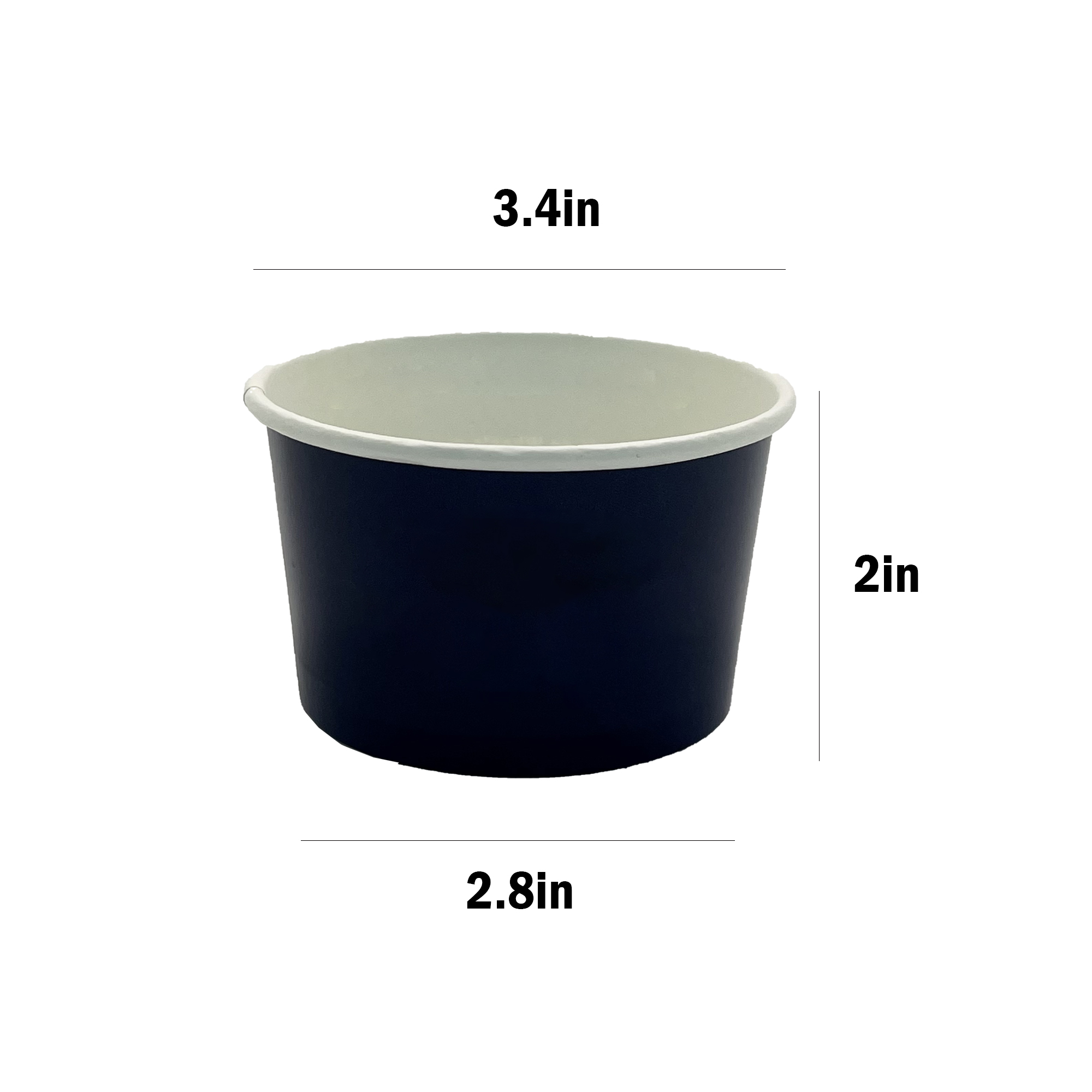 Eco-Friendly 5oz Paper Dessert Bowl 2