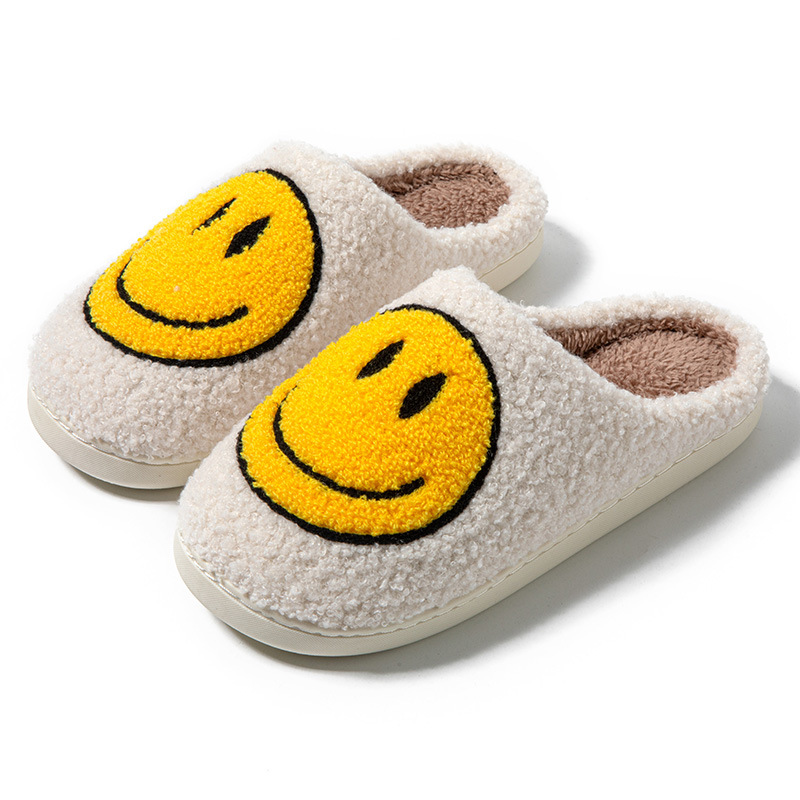 Smiling cotton slippers 2