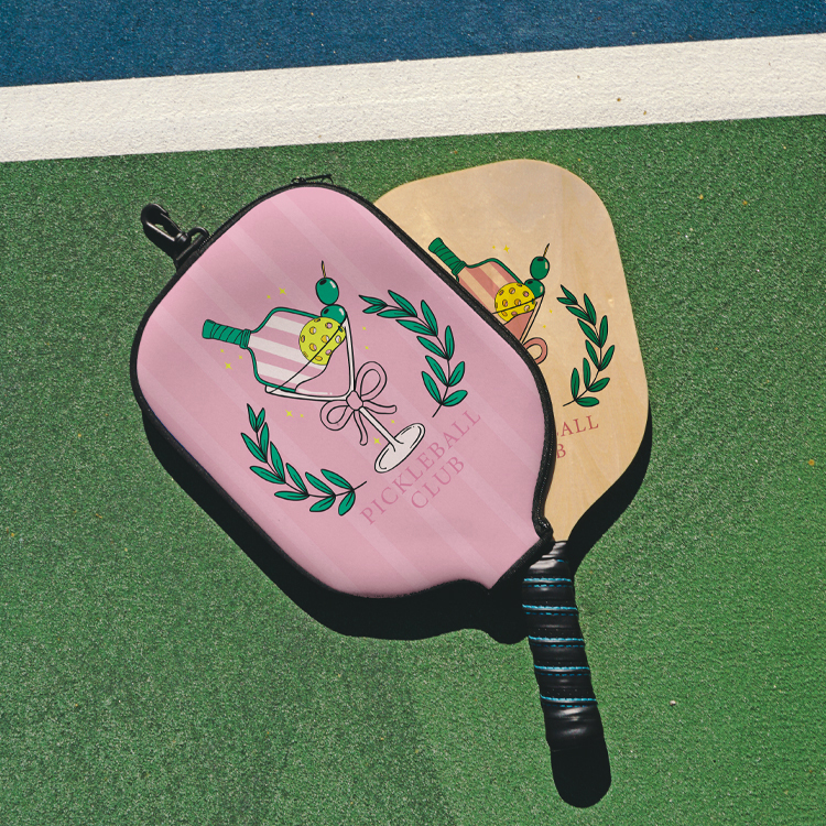 Sublimated Pickleball Cover & Paddle Gift Set 3