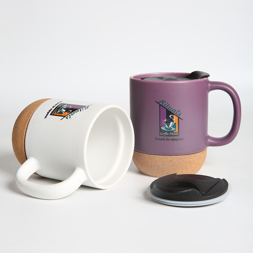 Detachable Cork Bottom Ceramic Cup 3