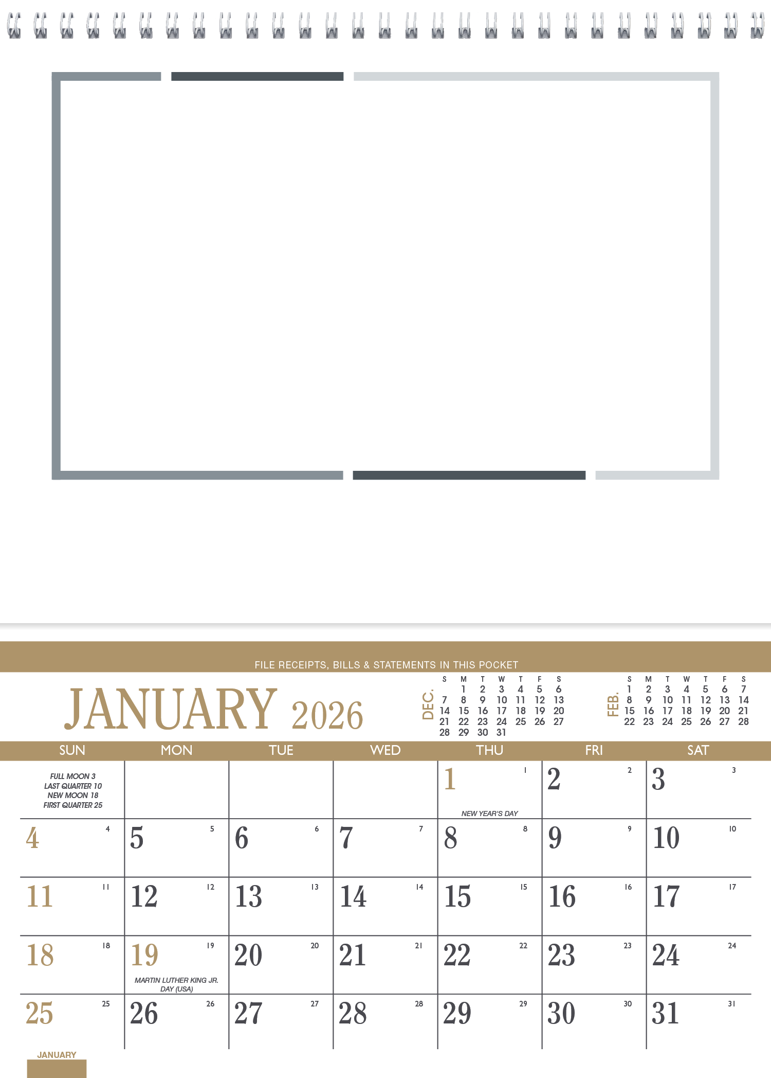 Triumph® Calendars Recipe Pocket Calendar 16