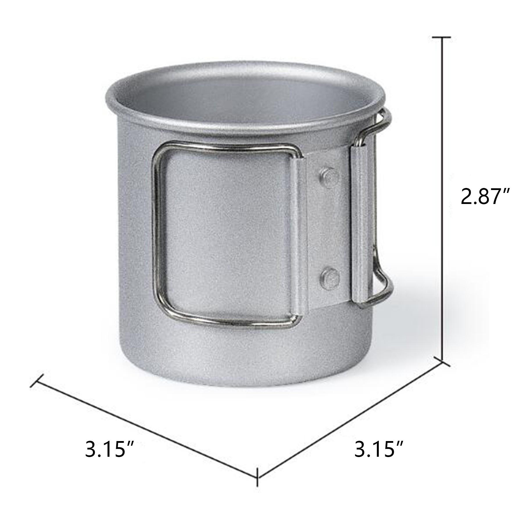 10 Oz. Outdoor Water Mug W/Foldable Handle 3