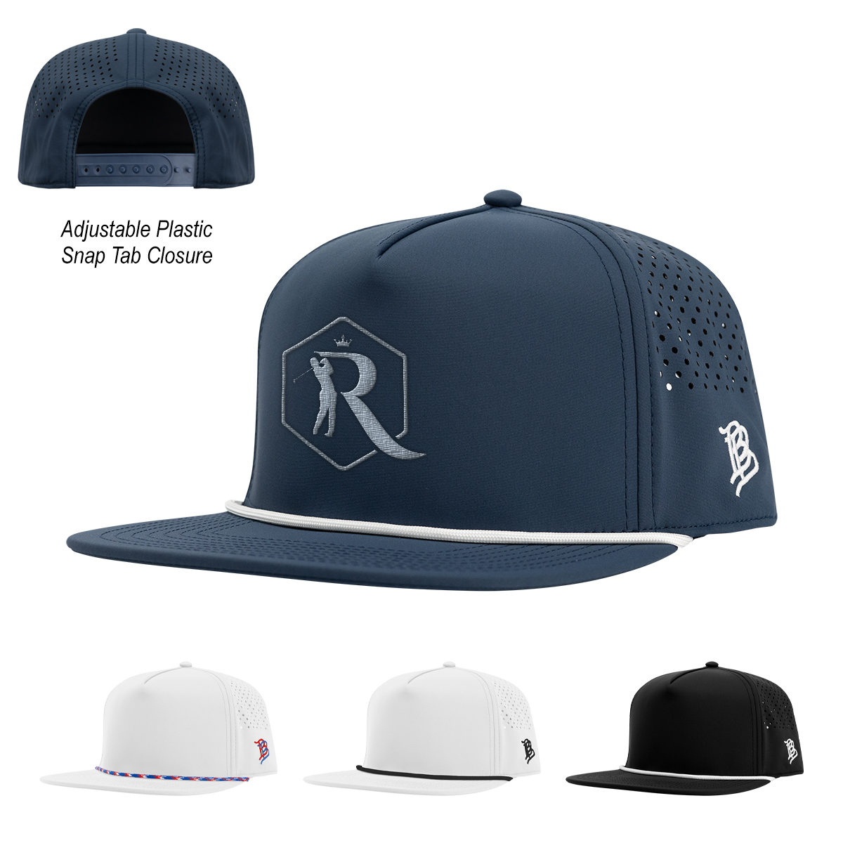 Branded Bills 555 Bare Flat Rope Cap 5