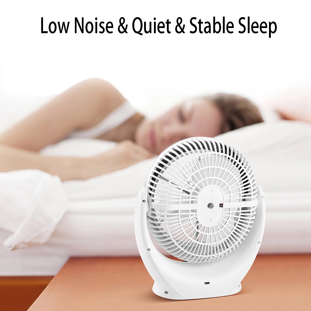 Desk Fan With Cob Light 5