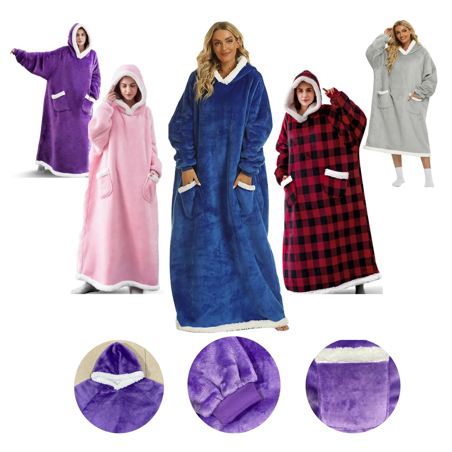 Oversized Hoodie Blanket 30X60" 2