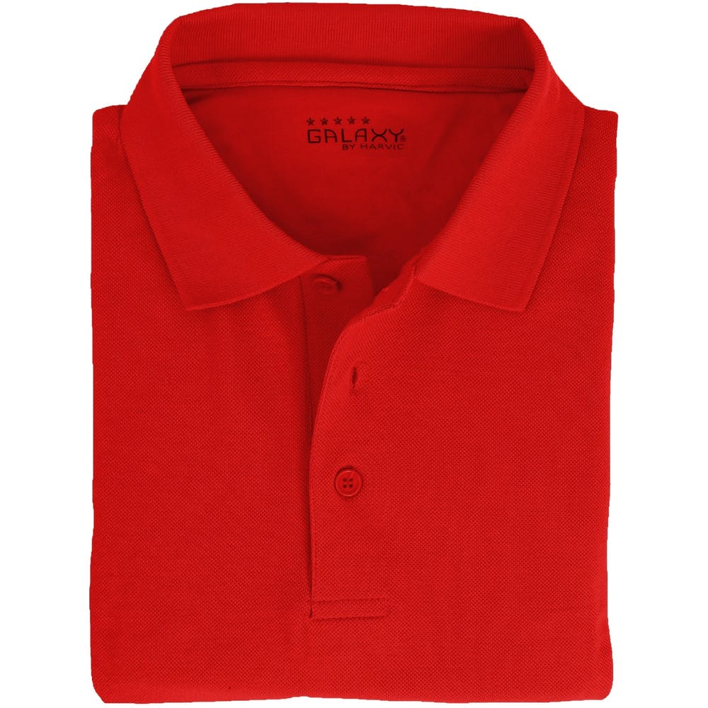 Adult Uniform Polo Shirts - Red Short Sleeve Size 2X 1