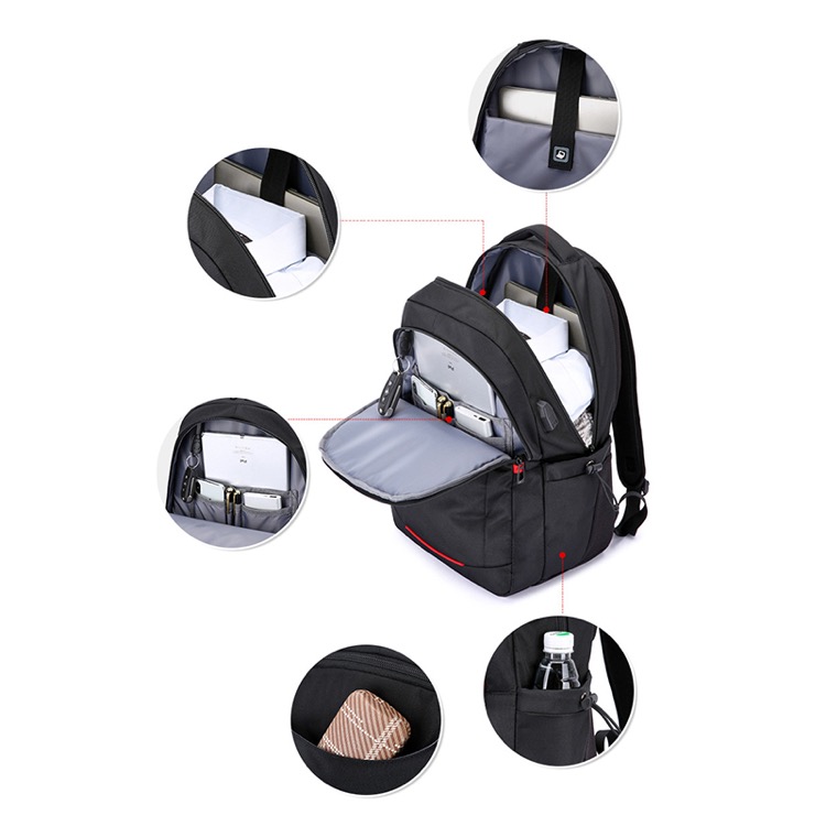 15.6 inch Waterproof Travel Backpack Business Laptop Backpack 16