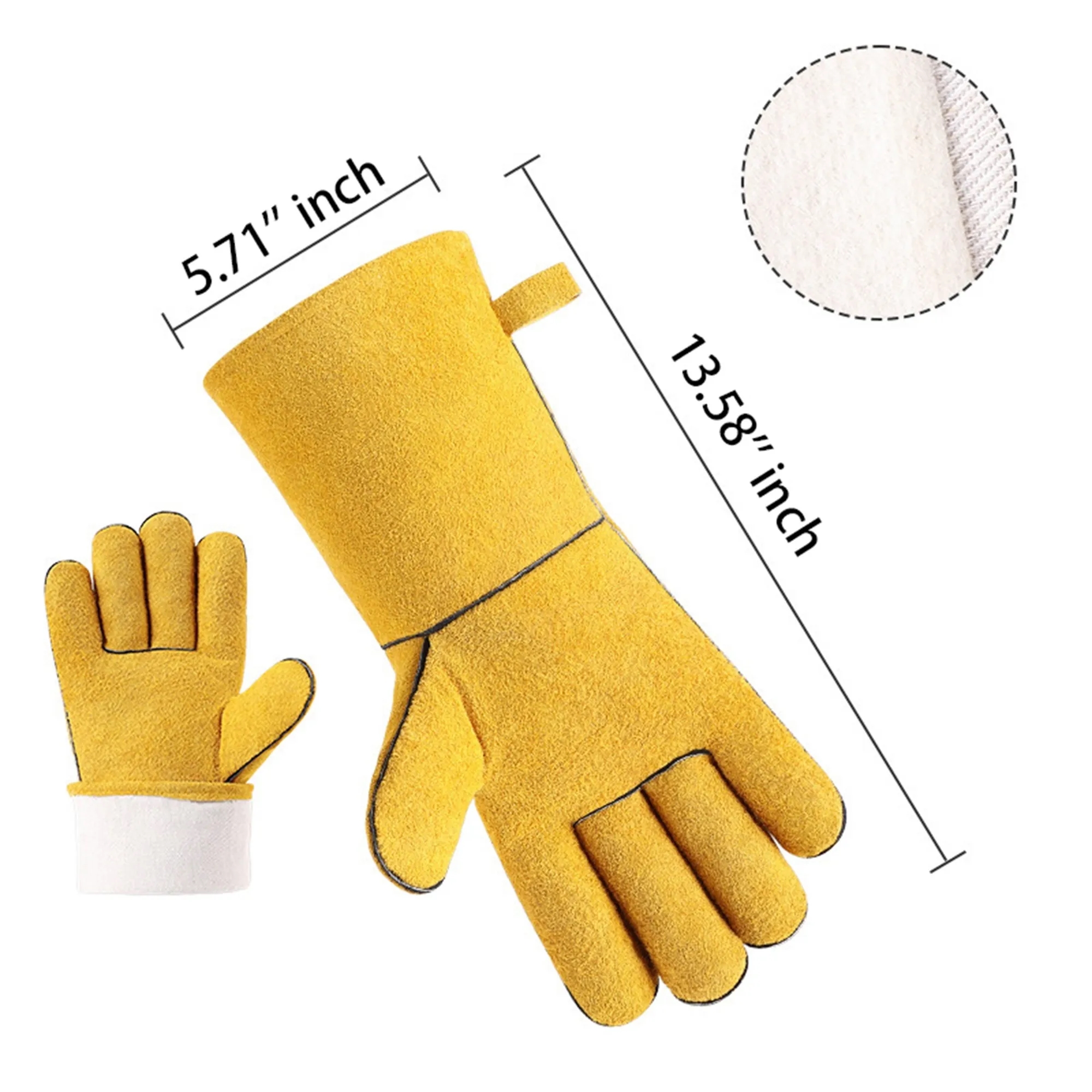 Leather Work Gloves 3