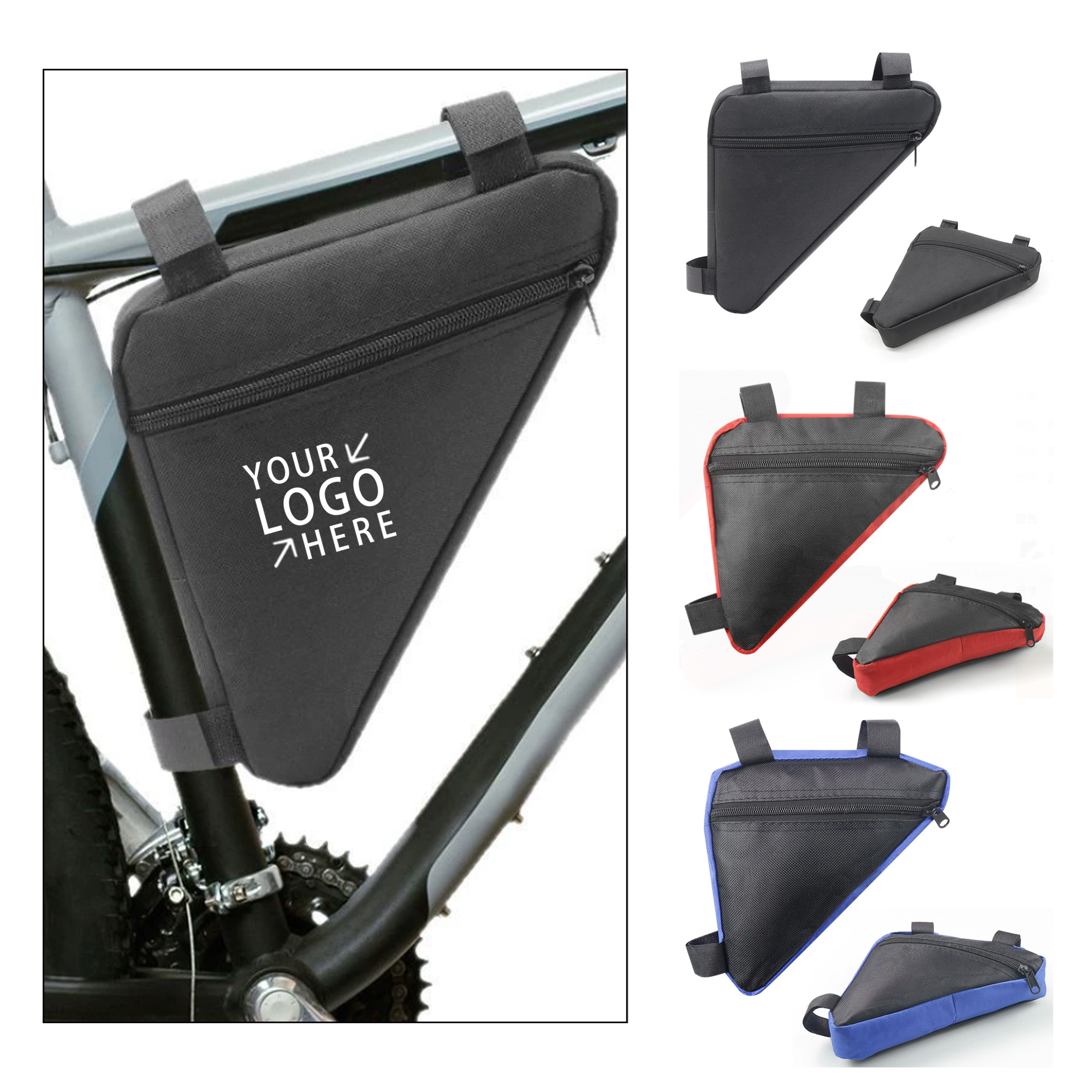 Bike Front Rack Frame Triangle Bag 3