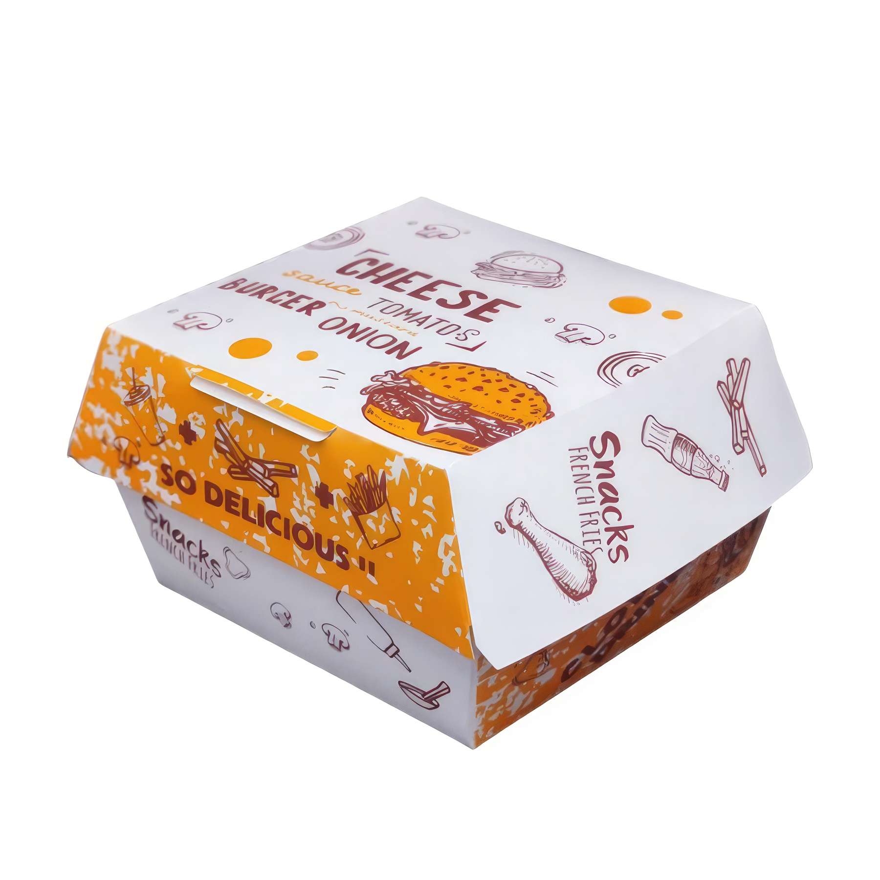 Custom Disposable Burger Box 2
