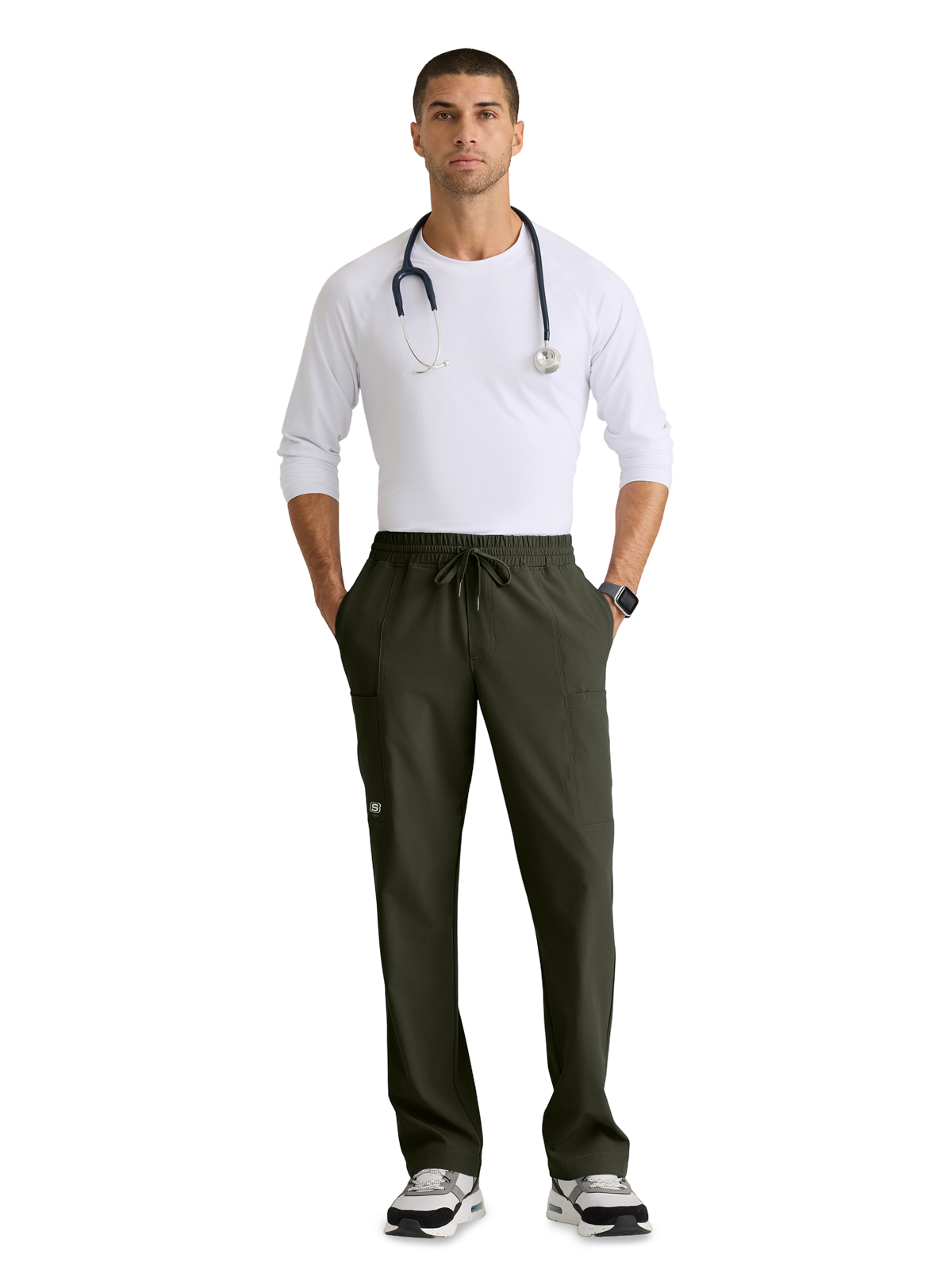 Skechers - Men's Five-Pocket Elastic Waistband Compass Scrub Pant 5