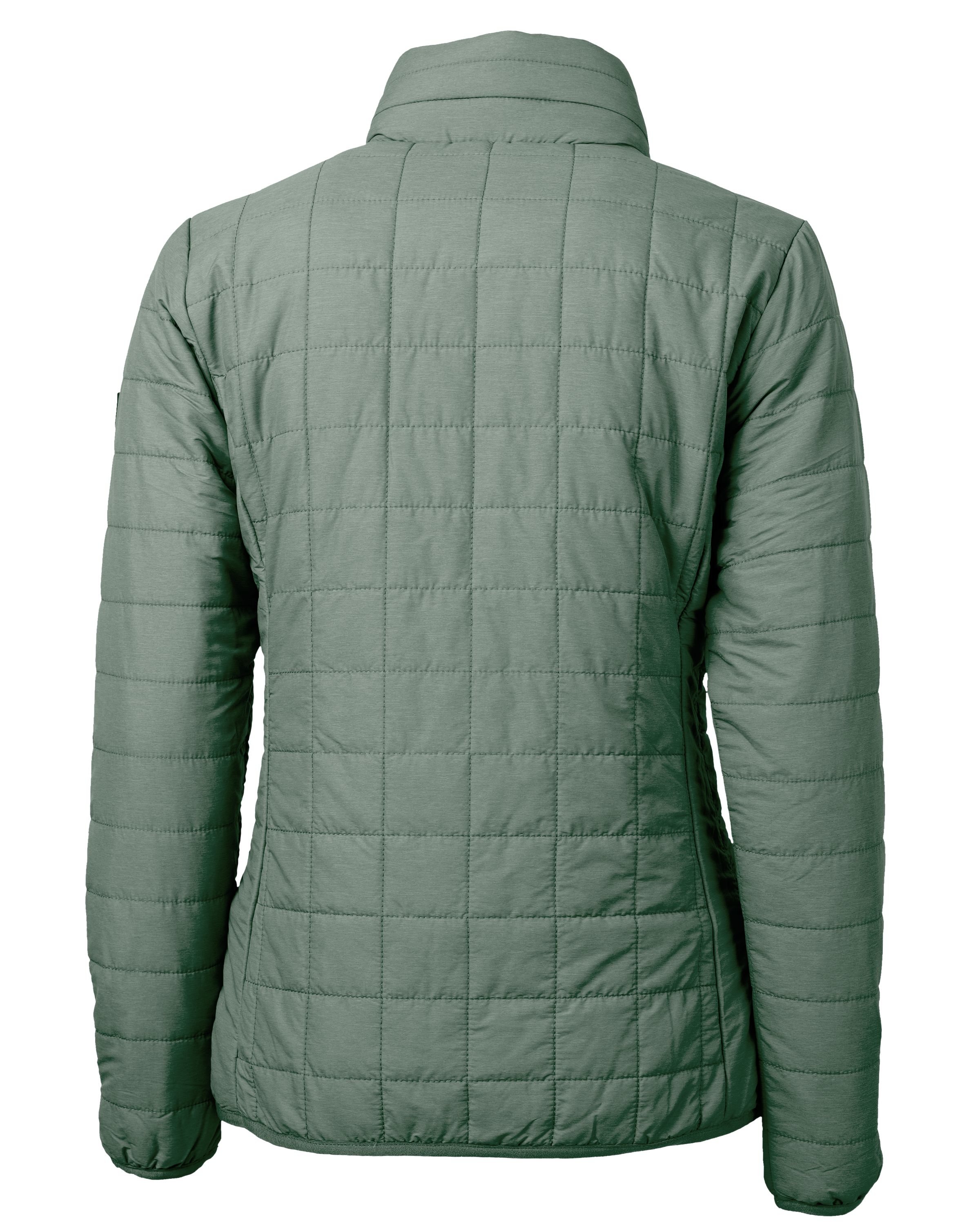 Cutter & Buck Rainier Recycled Insulated Puffer Womens Full Zip Jacket 84