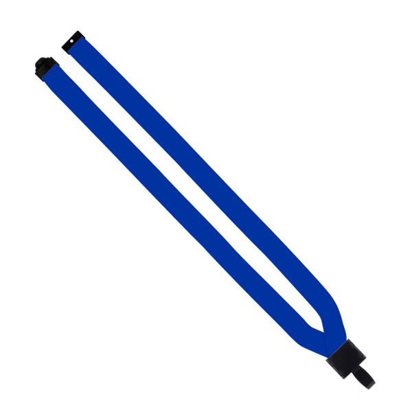 3/4" Polyester Lanyard with Non-Swivel Plastic Hook 133