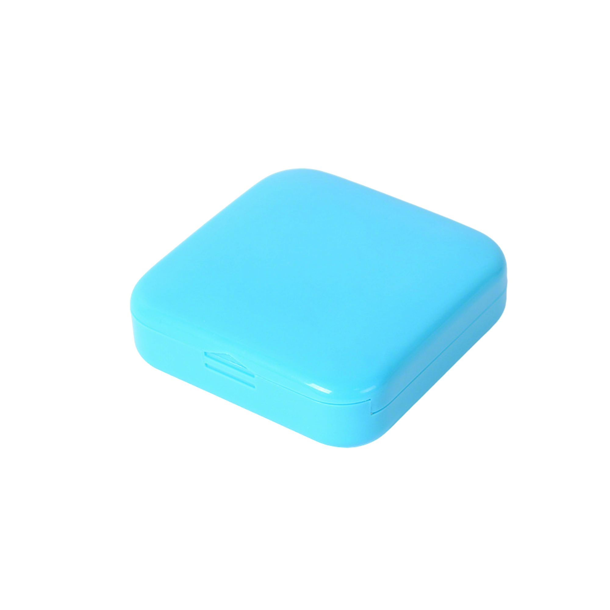 Compact Two Slot Pill Case 2.36" Length X 2.36" Width X 0.71" Height 5