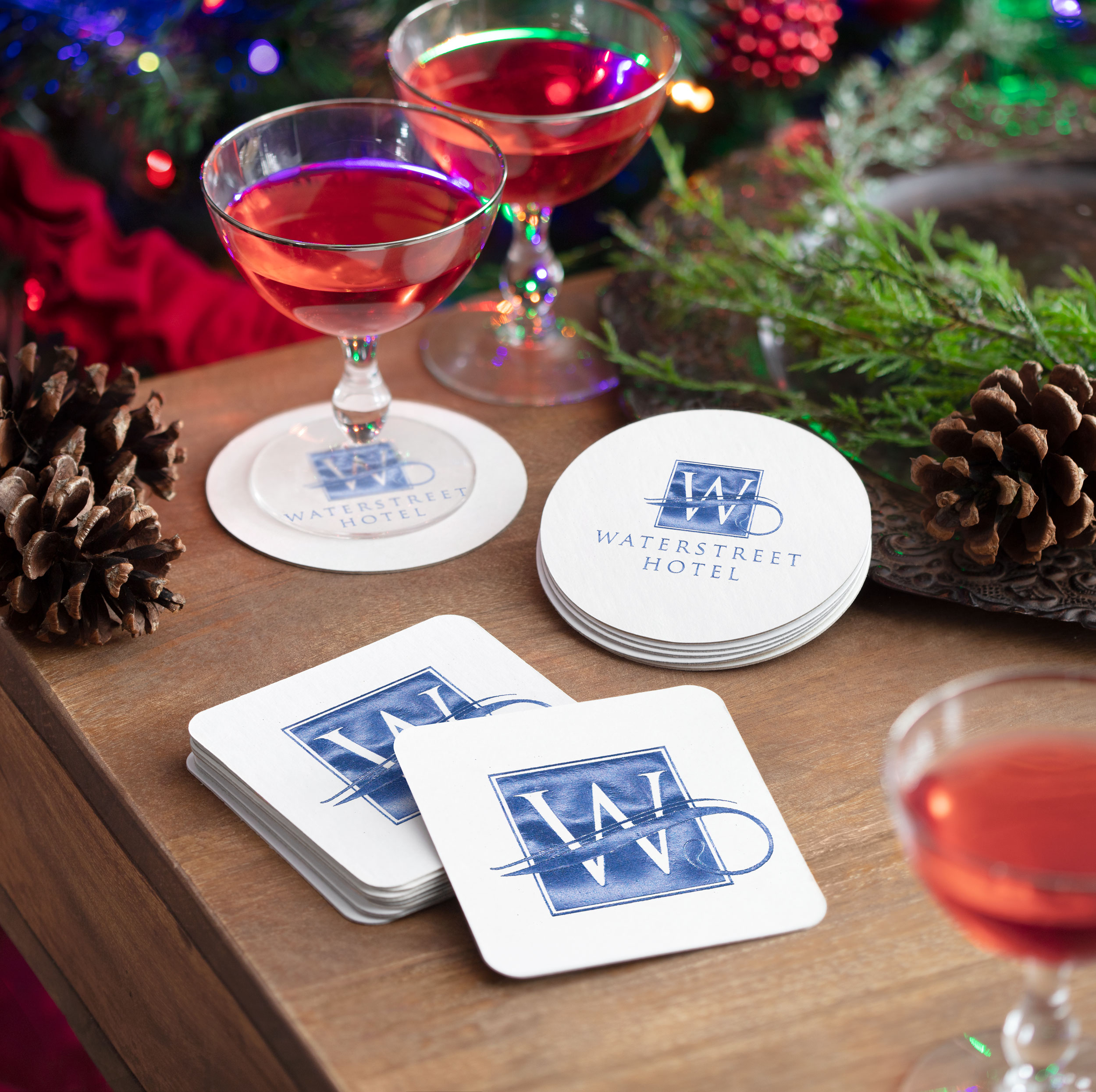 Square Coaster w/Digital Ink 5