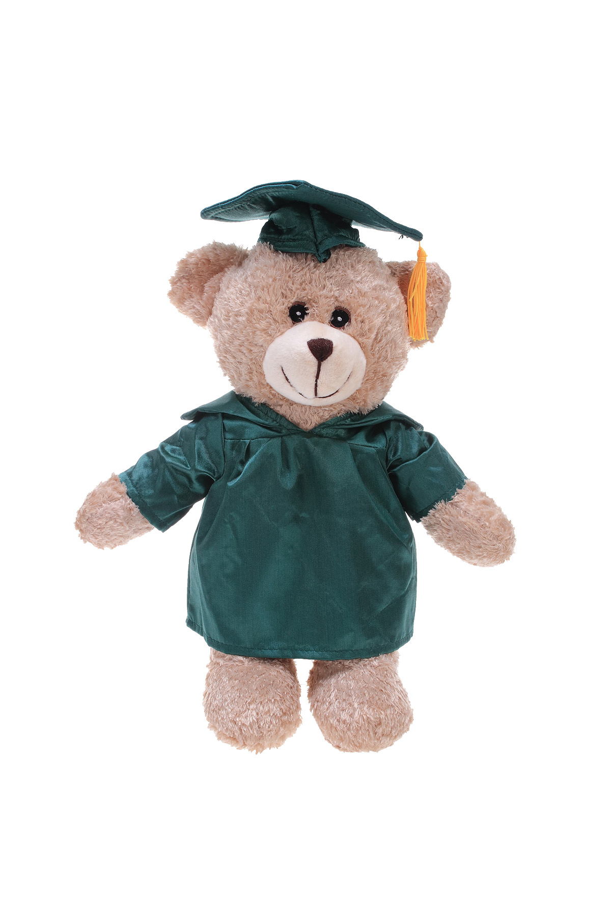 Soft Plush Tan Bear with Graduation Cap and Gown 2