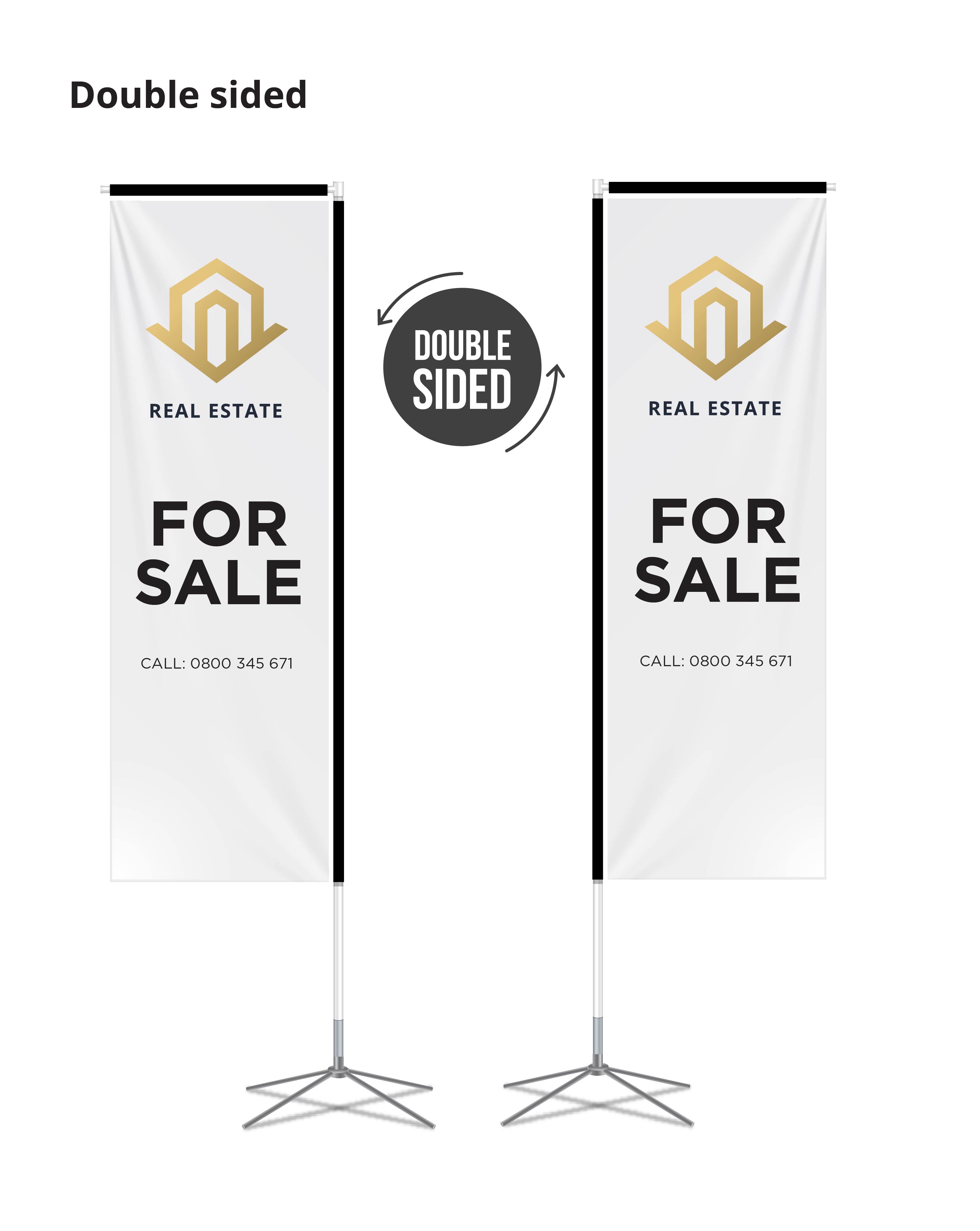 Flying Flag Banner Double Sided Kit (11ft) 4