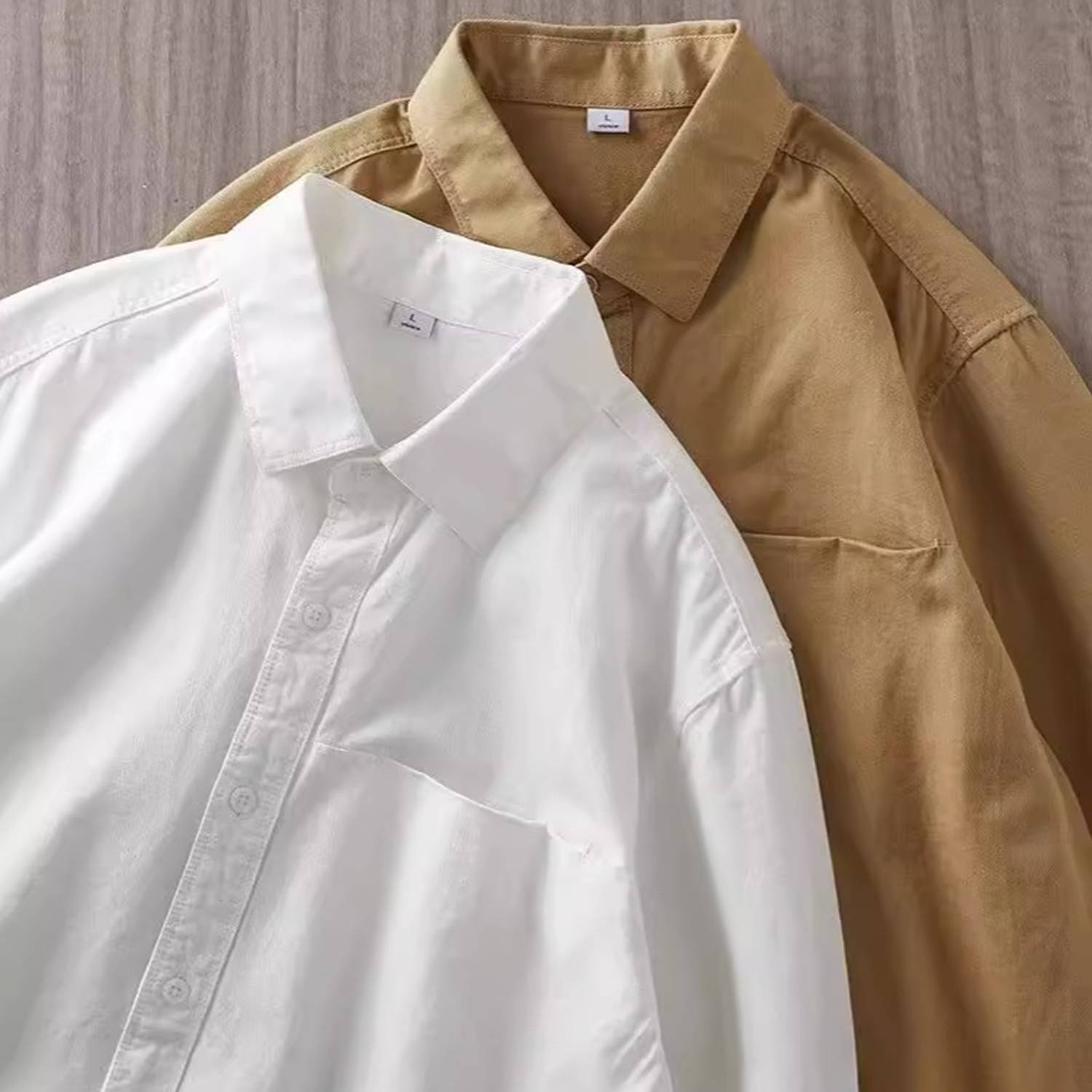 Cotton Casual Streetwear Long Sleeve Shirt 4