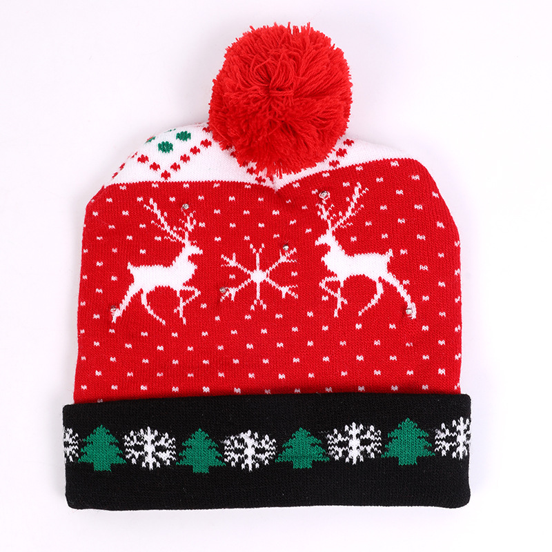 LED Christmas Holiday Hat for Unisex Kids Adults 27