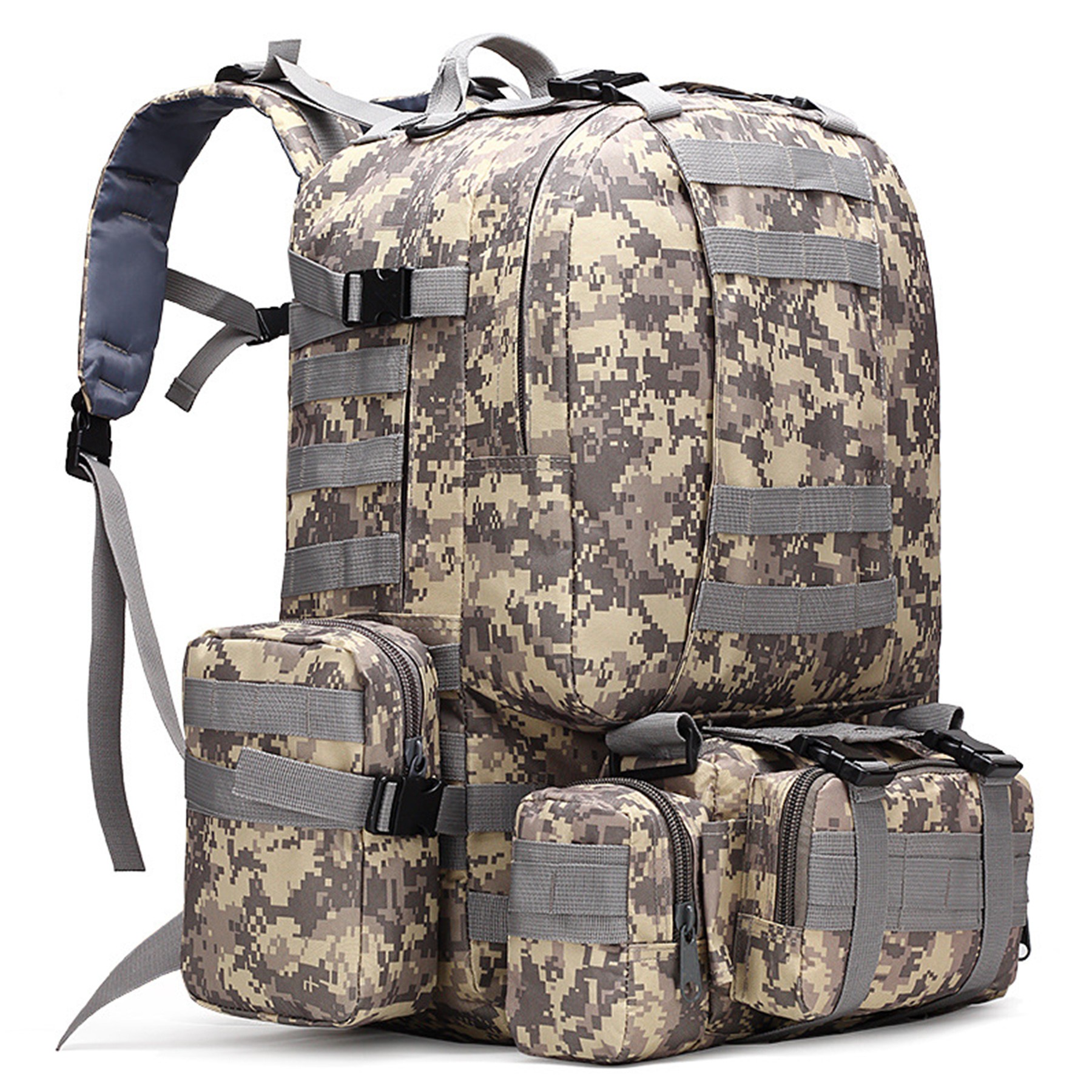 60L Detachable Tactical Backpack 12