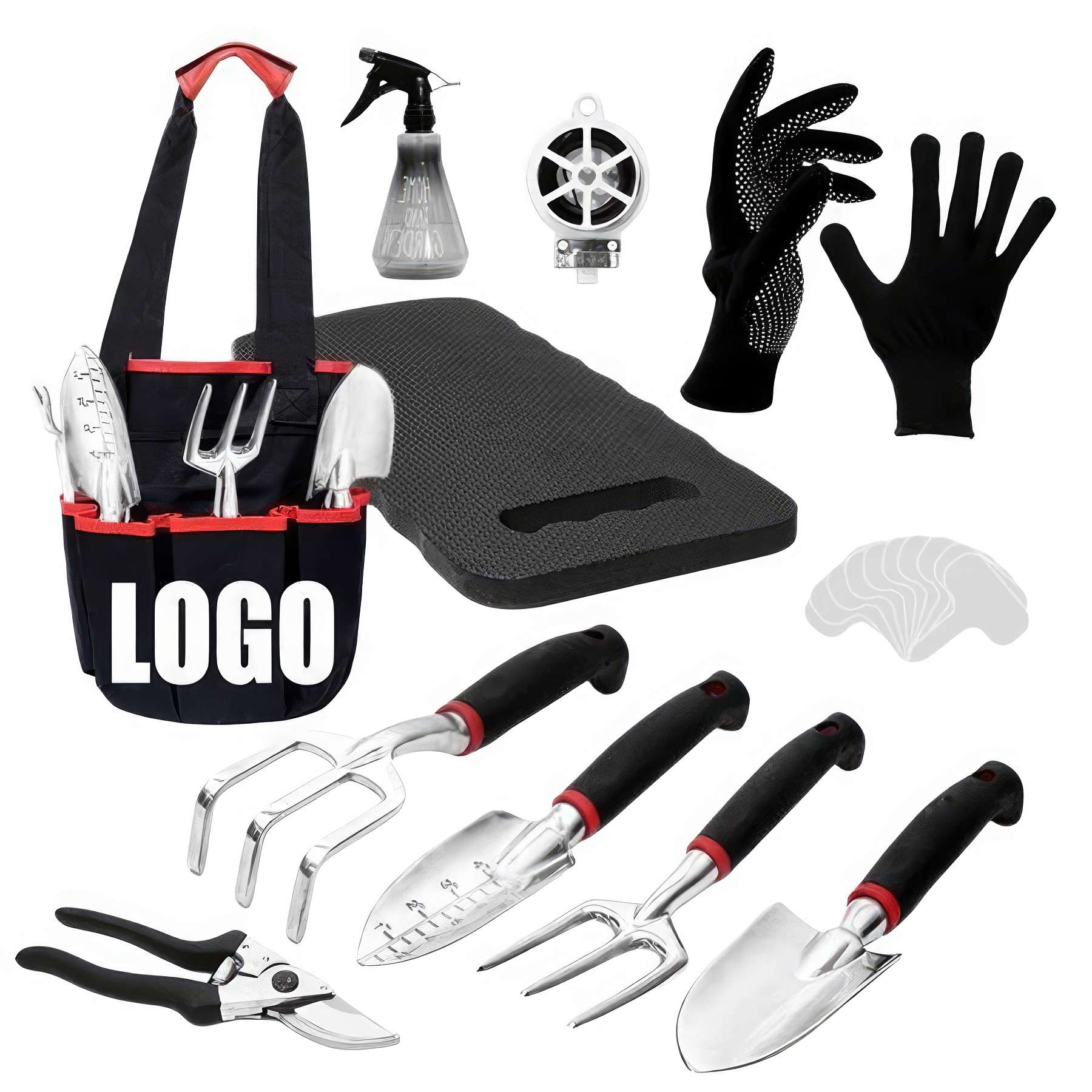 Home Gardening Planting Hand Tool Set Starter Kit with Bag 2