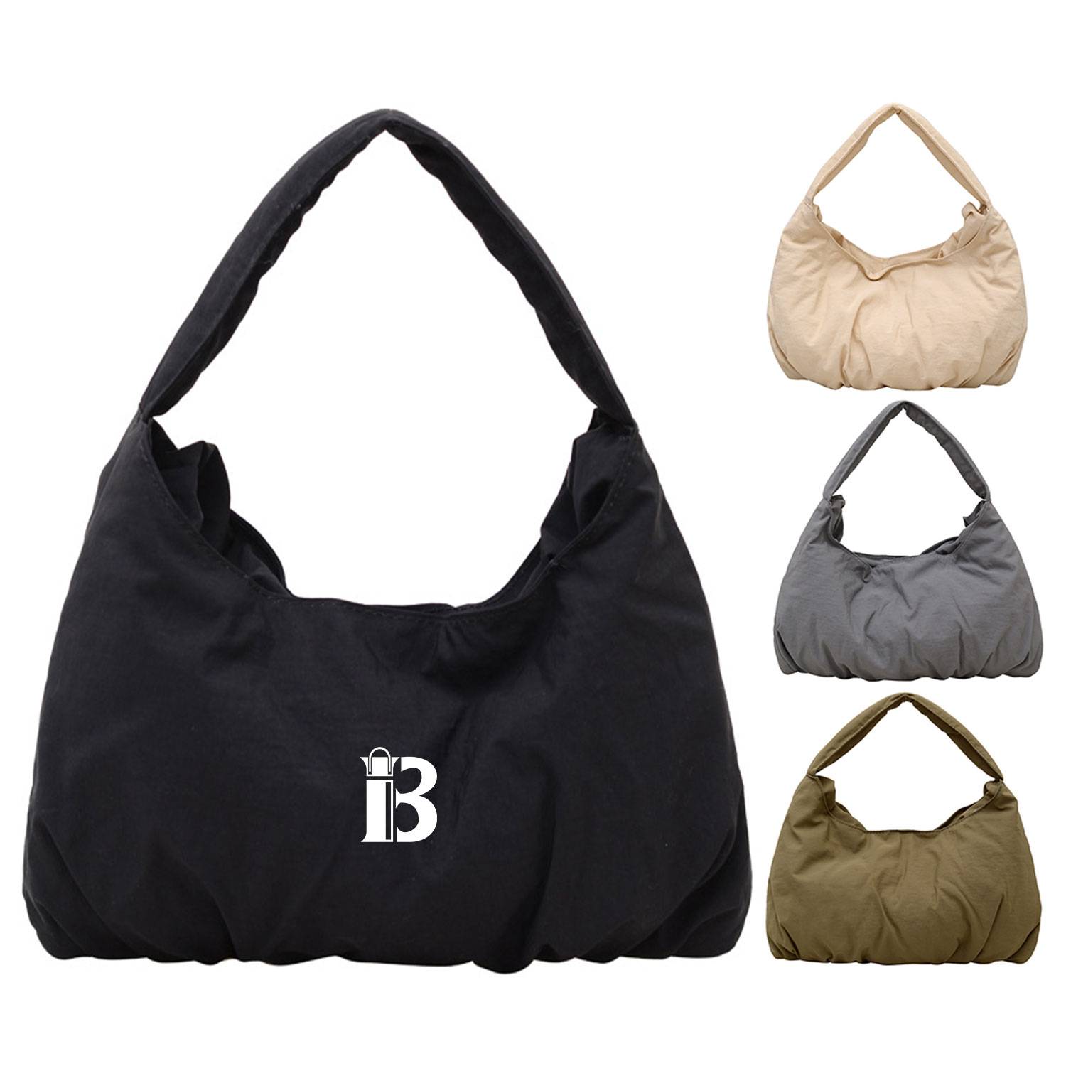 Cute Hobo Tote Handbag, custom tote bag with logo imprint 4