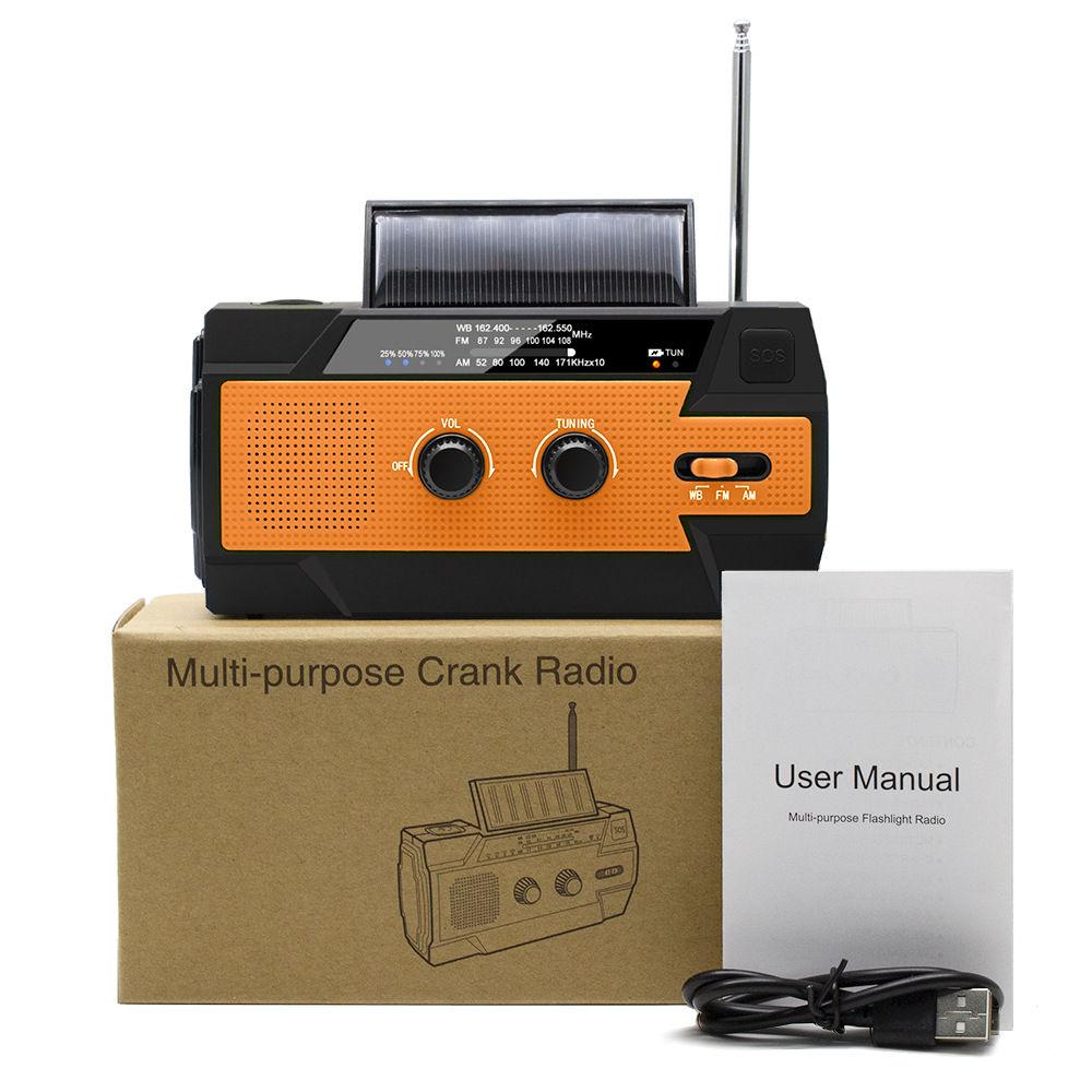 Hand Crank Radio, Emergency Weather Radio 4