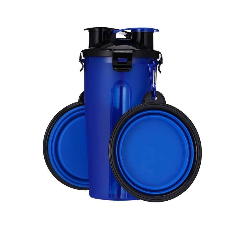 2 in 1 Folding Pet Feeder Water Bottle 1
