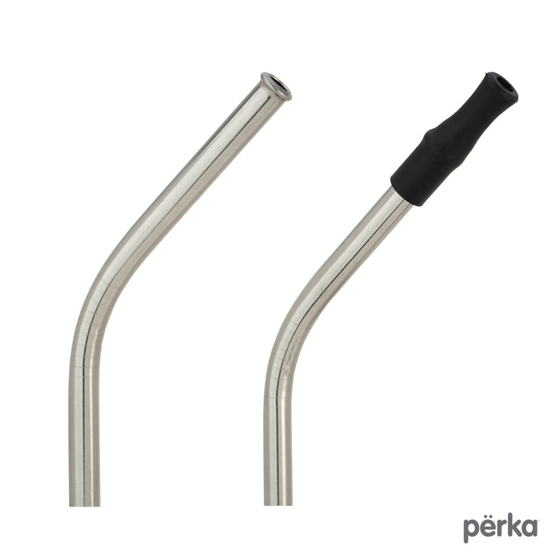 Perka® Castellana 6-Piece Steel Straw & Utensil Set 15