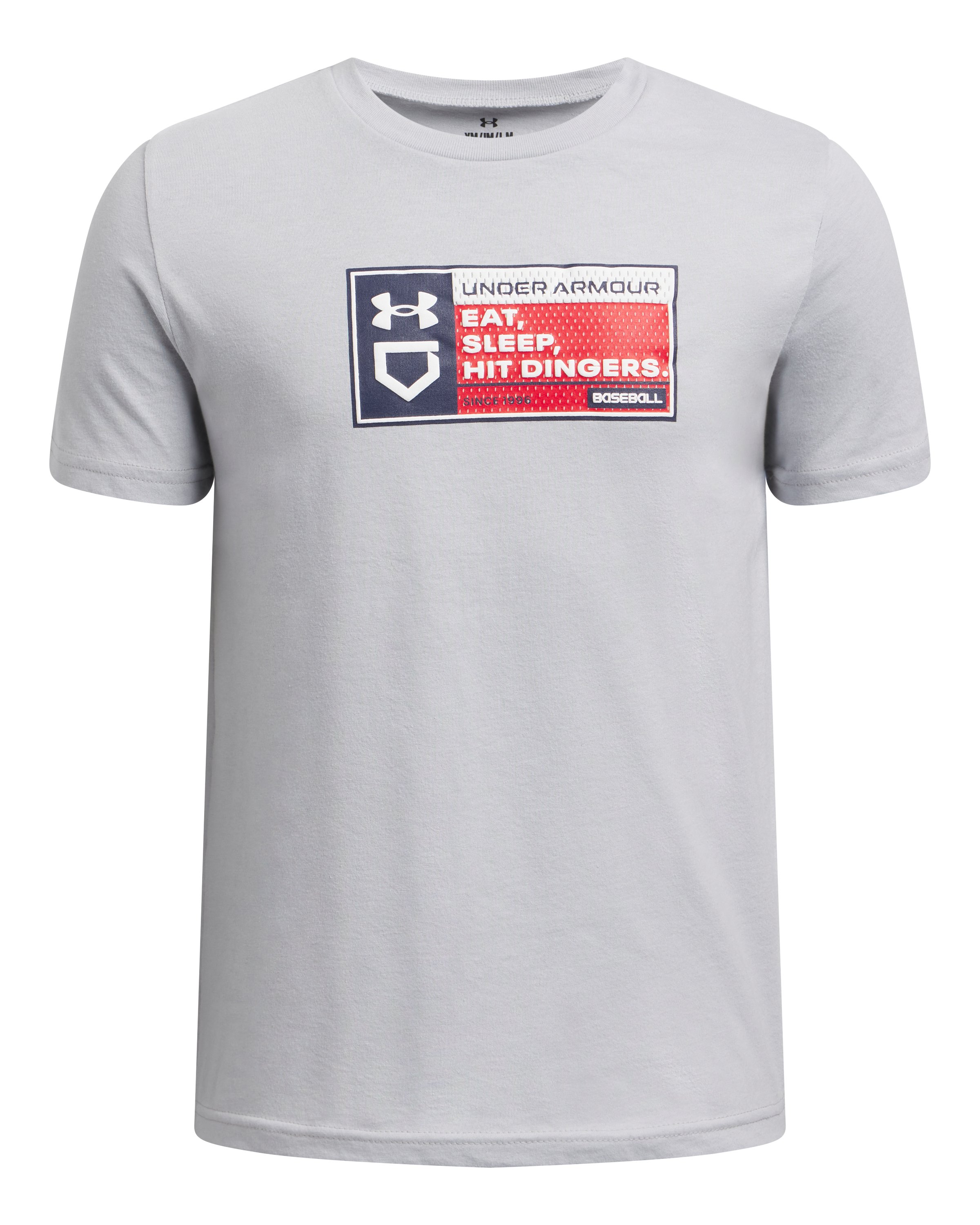 UA Baseball Dingers Boys' Short Sleeve 2