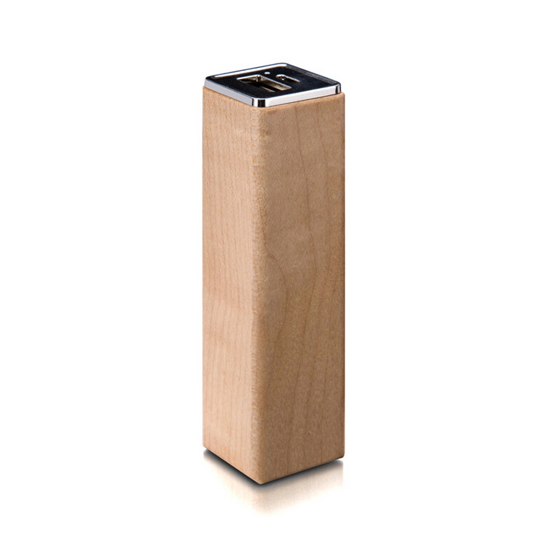 Eco-Friendly Wooden Power Bank - 2600 mAh 5