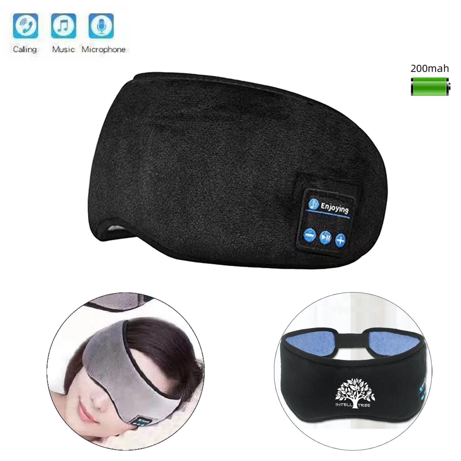 Sleep Bluetooth Headphones Eye Mask 4