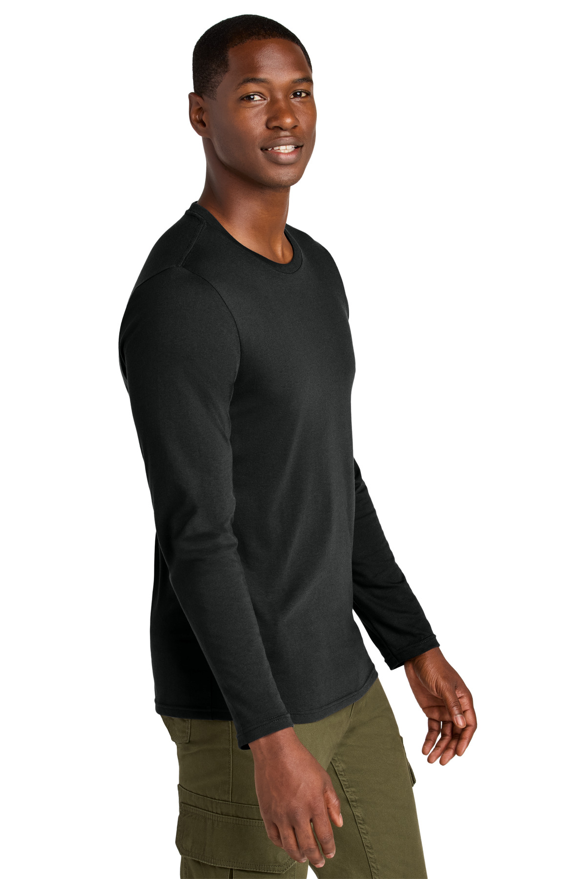 District Perfect Weight CVC Long Sleeve Tee DT185 17