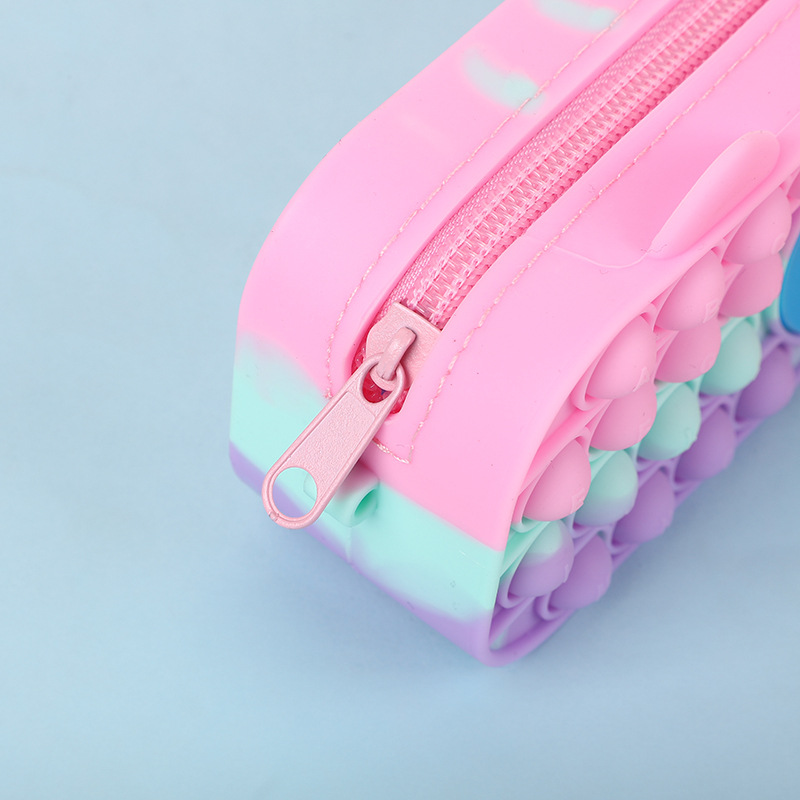 Silicone Popper Fidget Pencil Case for Girls 7