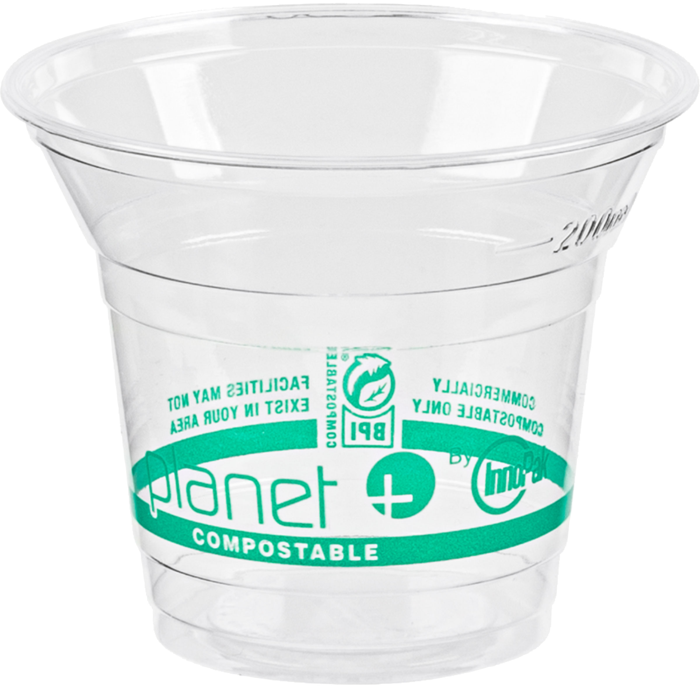 10oz Compostable PLA Cup - Eco Branded (Planet) 1