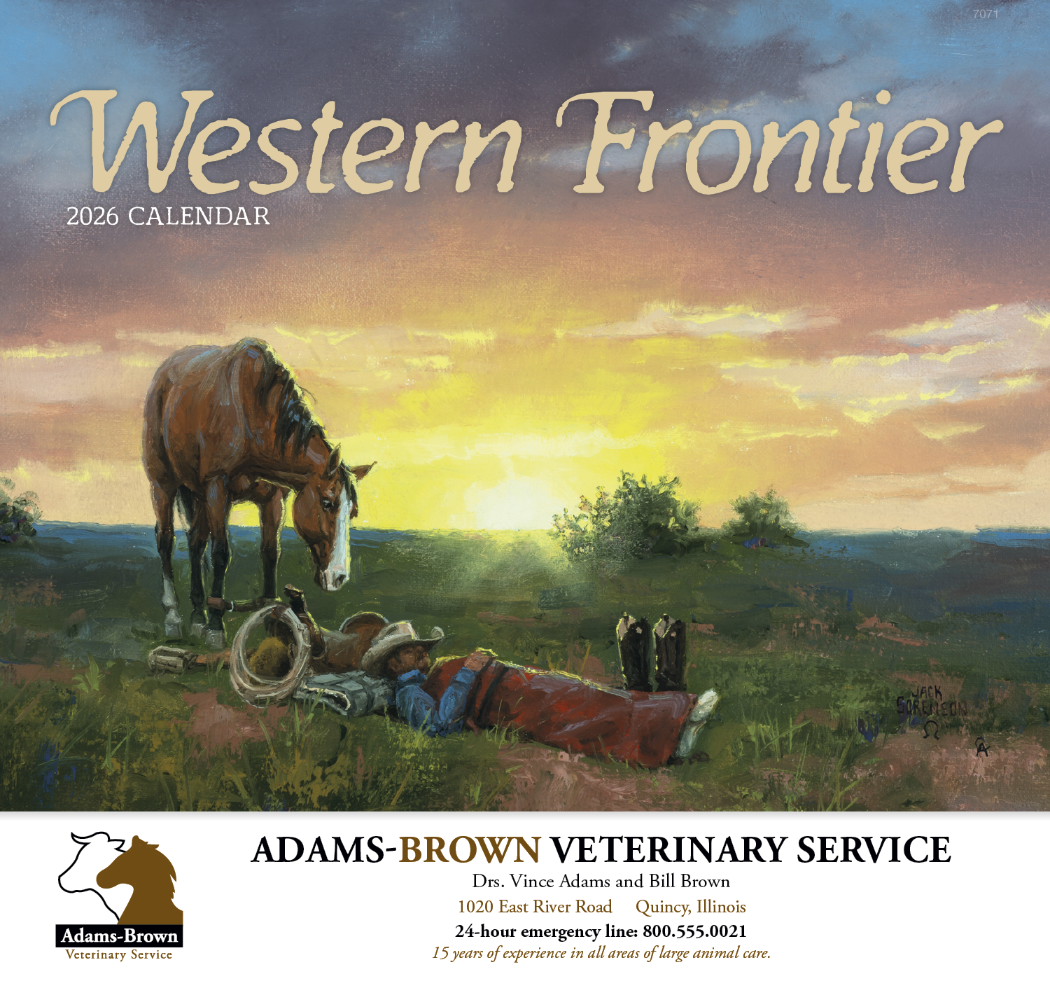 Good Value™ Western Frontier - Stapled Calendar 10