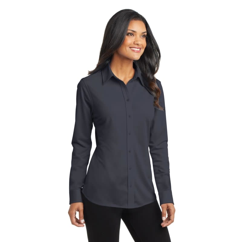 Port Authority Ladies Dimension Knit Dress Shirt. 9