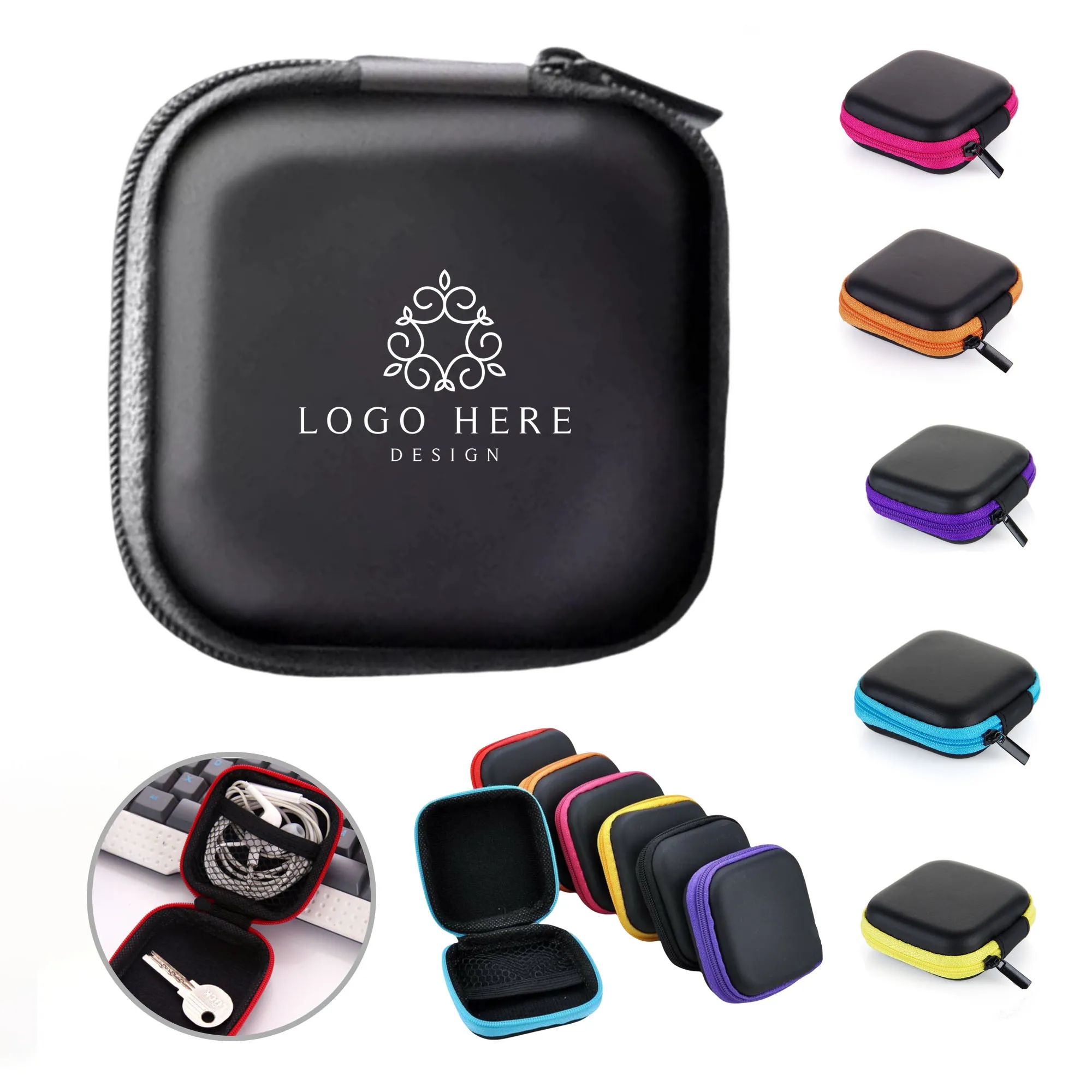 Mini Square Earphone Case 4
