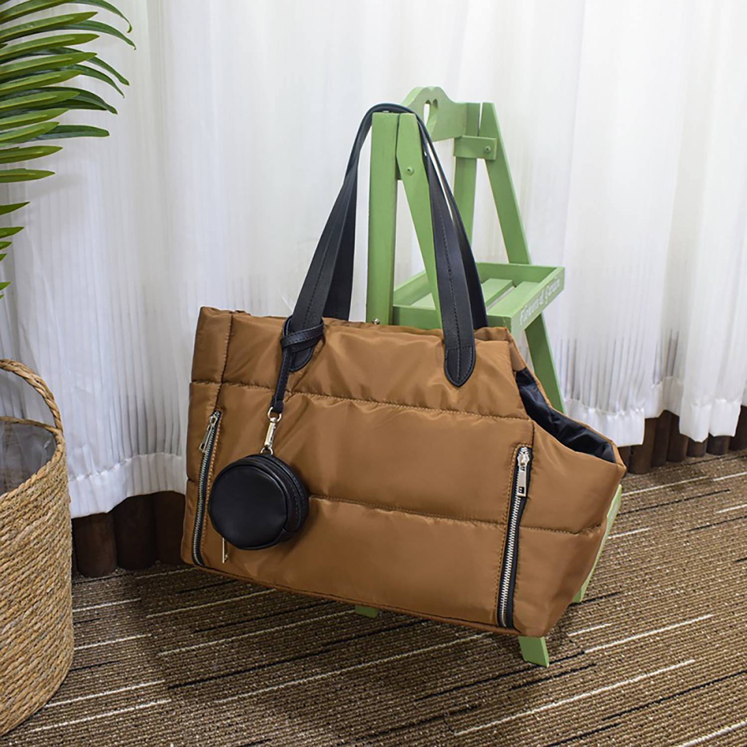 Large Capacity Nylon Pet Carrier Tote Bag w/ Coin Purse 4